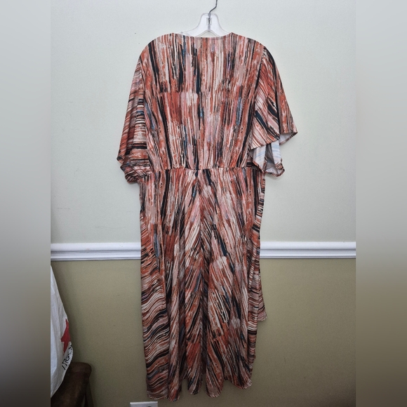 Soft Surroundings Cyra Patterned Midi Dress 1X - Picture 5 of 6